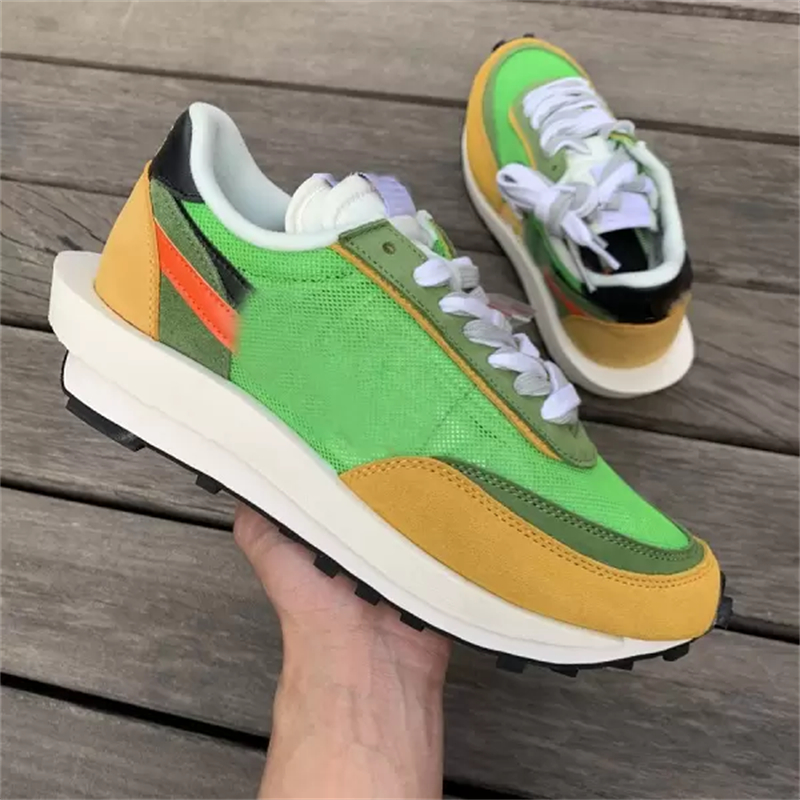 2023 SACAiS Orange Blaze Waffle VaporWaffle Running Shoes Mens Women