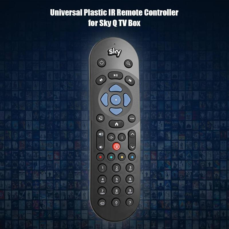 Universal Plastic IR Remote Controller for Sky Q TV Box Coontroller Black Sky TV Box /TV High Quility IR جهاز التحكم عن بُعد للمنزل