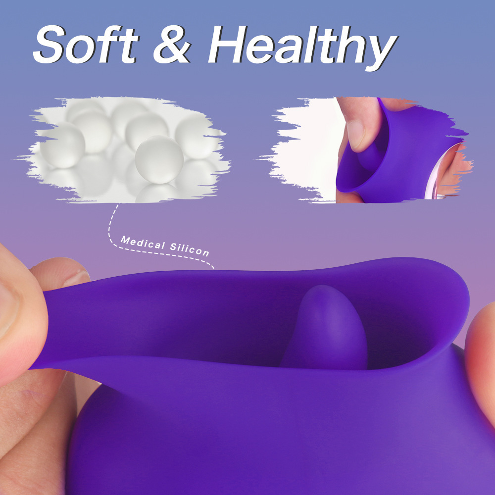 Realistic Tongue Licking Vibrator And G-spot Clit Stimulator_voghion.com