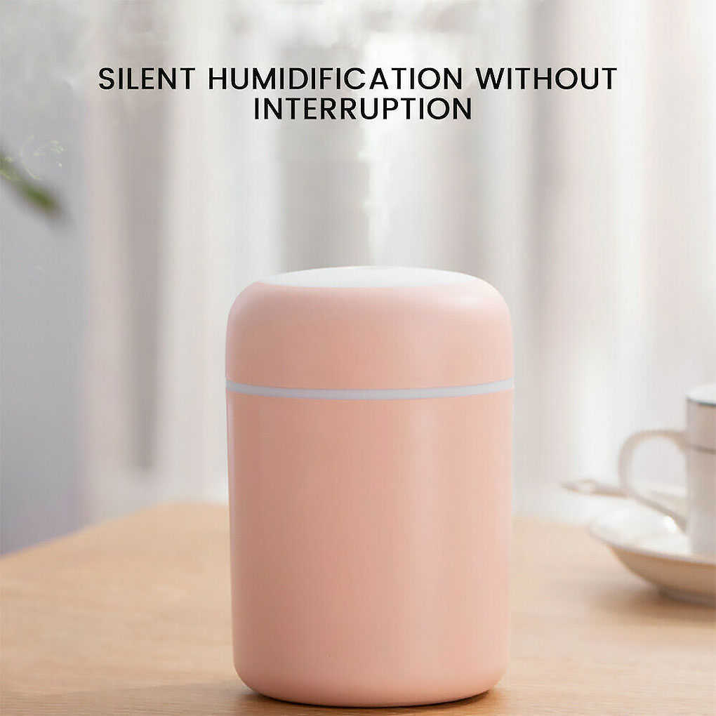 Upgrade 300ml Humidifier Portable USB Ultrasonic Colorful Cup Aroma Diffuser Cool Mist Maker Air Humidifier Purifier With Light For Car