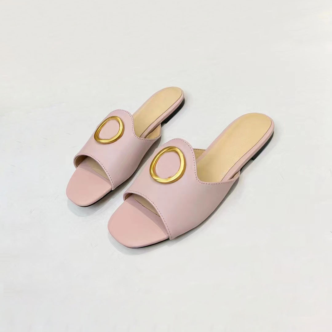 Sandals Sunset Flat Comfort Mules Padded Front Strap Slippers Fashionable Easy-to-wear Shoes Slides size 35-42