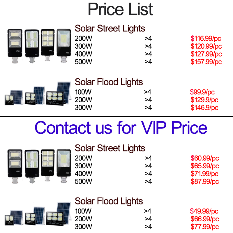 Luces de calle solares de 500W Al aire libre del anochecer al amanecer Luz LED solar para exteriores con control remoto Luz de inundación LED de seguridad de 6500K Yard Garden Street Playground crestech