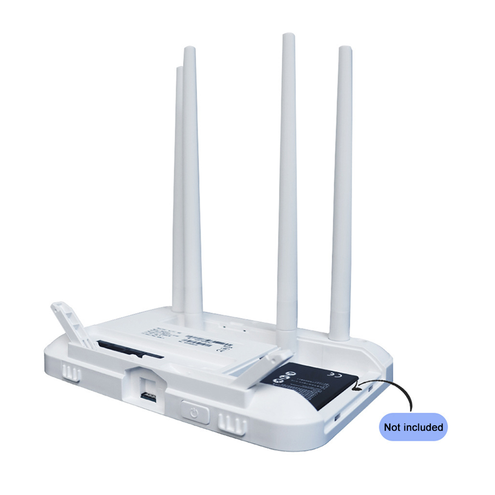 4G-Router mit SIM-Kartensteckplatz, WLAN-Router, unterstützt Batteriebetrieb, B625PRO-EU/B625PRO-USA, 4 x externe Antennen für Zuhause und Hotel