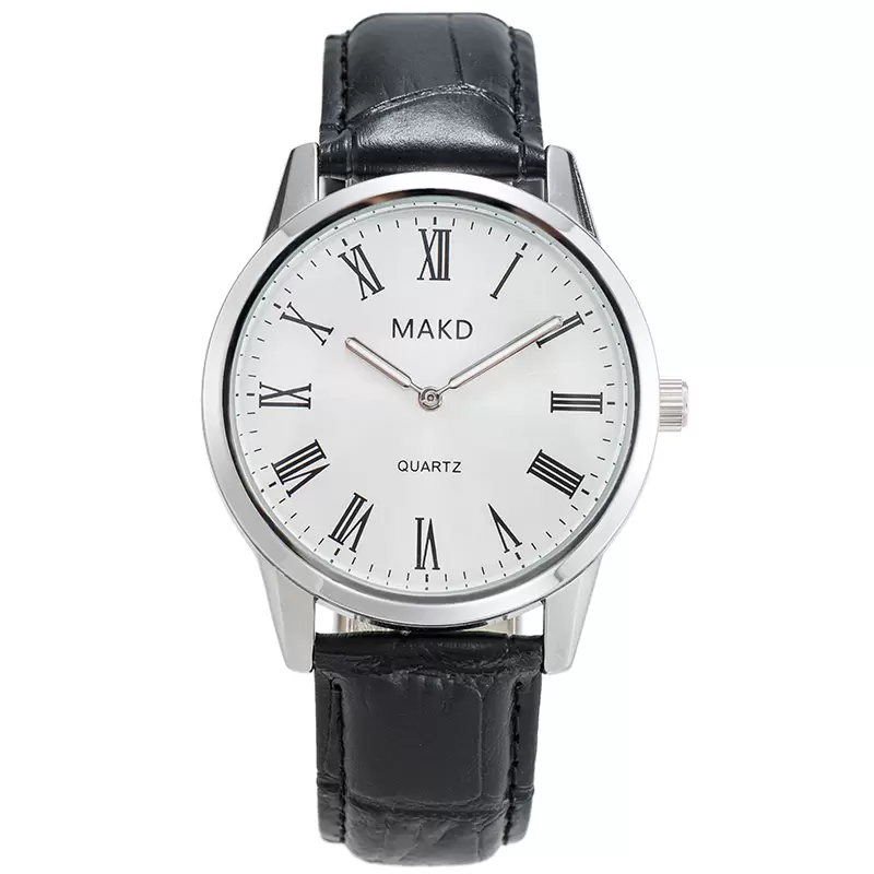 Męskie zegarki najlepsze marka 50 m wodoodpornych skórzanych męskich zegarków Business Casual Fashion Quartz