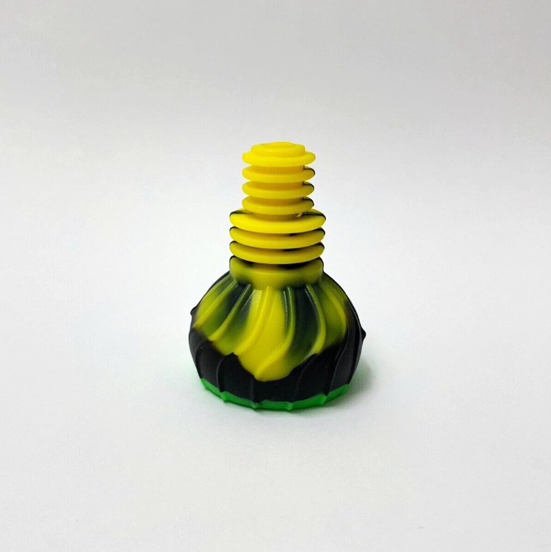 Ultimo silicone colorato da fumo 14MM 18MM maschio comune doppio uso erba secca cucchiaio di tabacco filtro multiforo ciotola piattaforme petrolifere Bong portatile DownStem portasigarette DHL