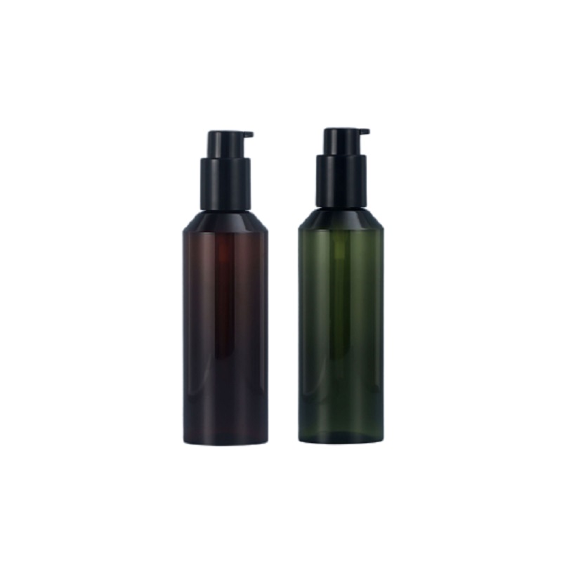 Navulbare plastic verpakkingsfles 100 ml 150 ml 200 ml WAAROM WAARDE WOUDER PET LOTION POMP MATTE ZILVEREN ZWART ZWARTE WITKE KRAAP PRAKKELIJKE VERPAKKINGSCONTRAVING