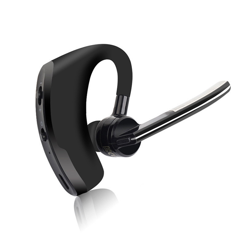 V8 Wireless Bluetooth 5.1 hörlurar affärshandsfria samtal hörlurar brusreducering kör sport öronsnbud med mic bas headset