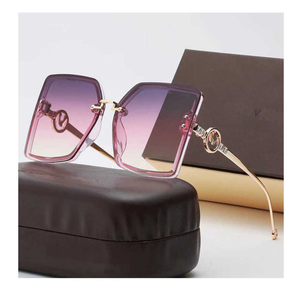 Brand Luxury LoiV Sunglasses Square Women's Glasses Fashion Temperament Polarized UV Proof Strong Light Drive Channel Designer Sunglass