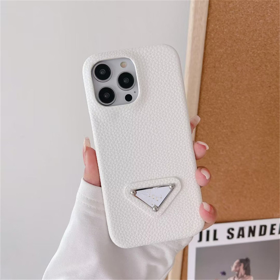 Designer Fashion Phone Cases For iPhone 15 14 Pro Max 15Pro 15ProMax 14Plus 13 11 12 13pro 13promax X XS XR XSMAX Case P Litchi Pattern Skin PU Leather Coves