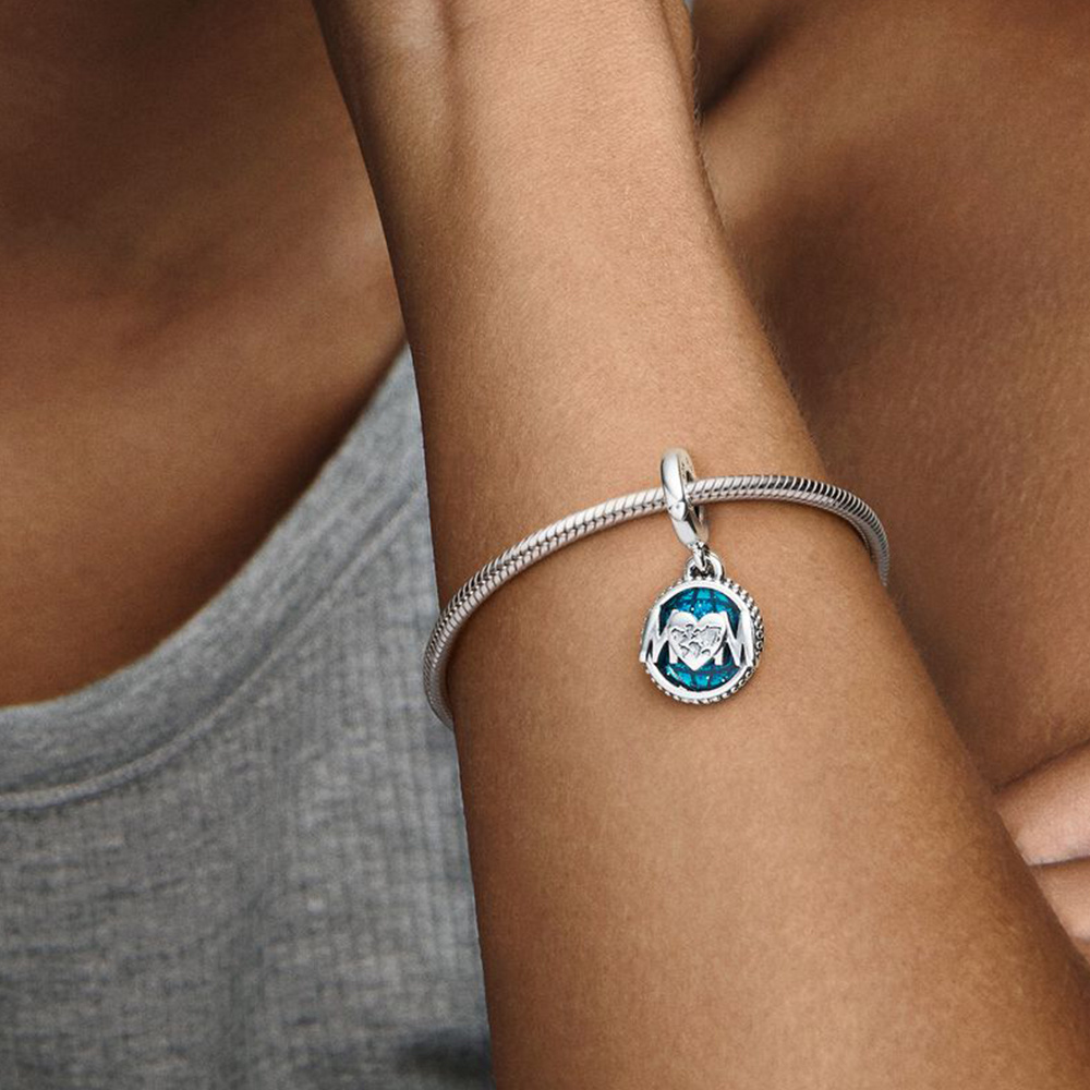 925 Siver Beads Charms för Pandora Charm Armband Designer för kvinnor Original Moments Armband Making SMYELLT