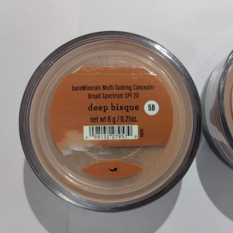 Makeup Foundation Loose Powder Minerals Multi-Tasking Concealer Broad Spectrum SPF20 Honey Bisque 3B/ Deep Bisque 5B/ Solwashed Shell