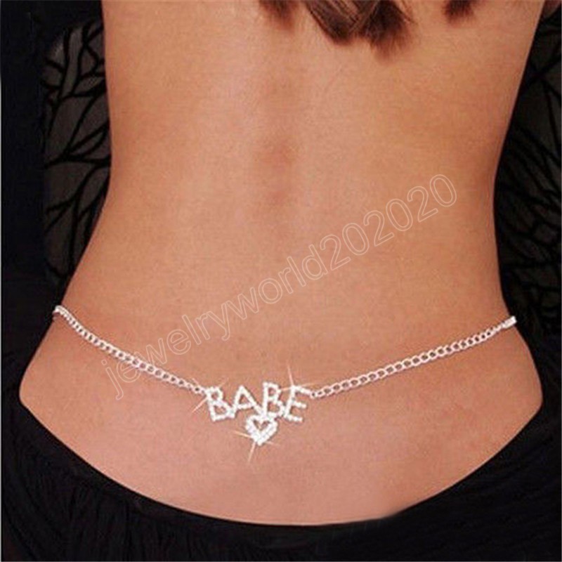 Cadena de cintura de mariposa con diamantes de imitación para mujer, cinturón, joyería para mujer, cadena de cristal para el cuerpo, Bikini, cadena para el vientre, joyería para el cuerpo de verano