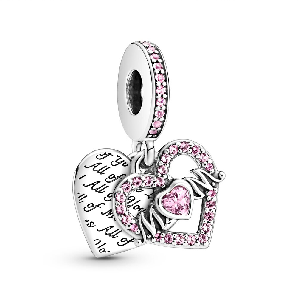 925 Silberperlen-Charms für Pandora-Charm-Armbänder, Designer für Damen, Original Moments-Armbandherstellungsschmuck