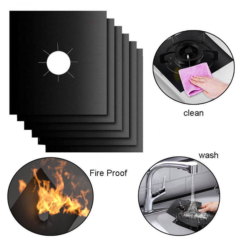 40/80st Gas Spise Protovors Cooker Cover Kitchen Tools Liner Clean Mat Pad Gas Spise Spovetop Protector for Kitchen Cookware Accessories