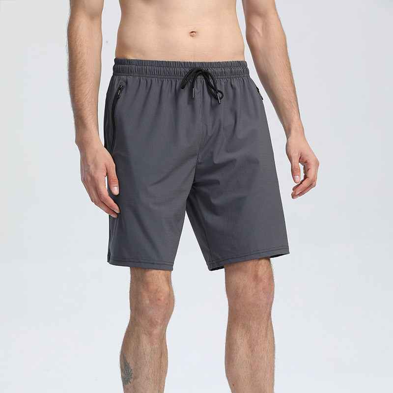LL Men Jogger Sports Shorts For Hiking Cycling With Zipper Pocket Casual Running Gym Short Pant LL956