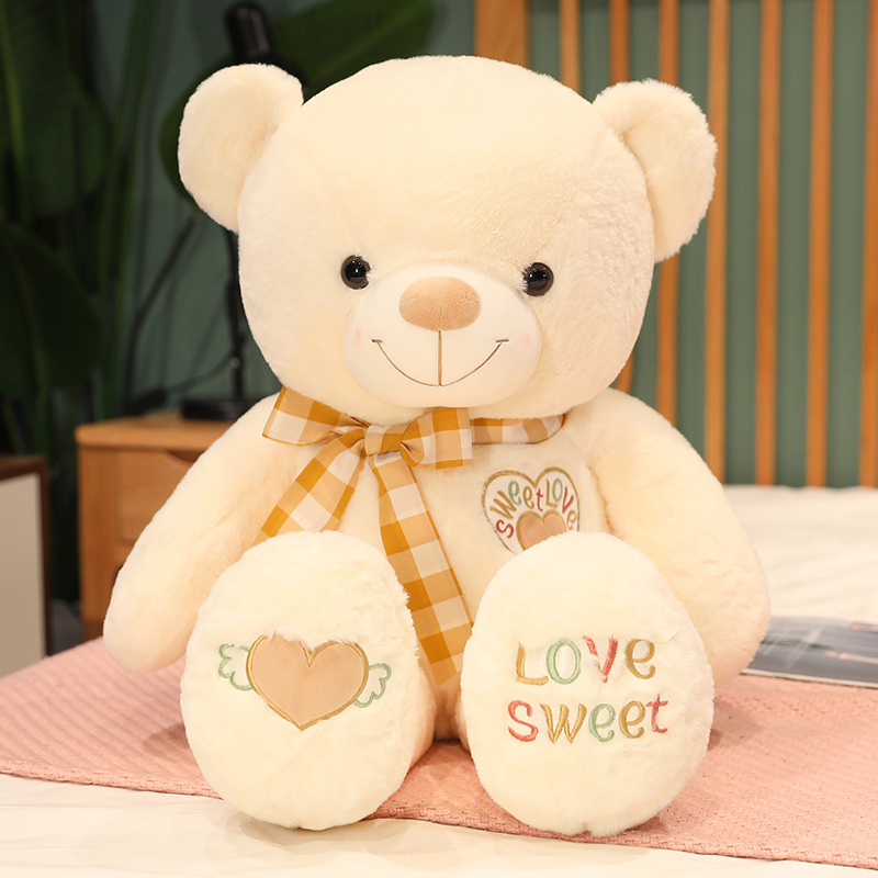 Hot Nice 75cm / 95cm de qualité Giant en peluche ours avec amour en peluche