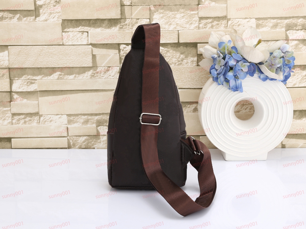 Sling Bag Męskie Cross Body Casual Sportowe torby projektant pakietów klatki piersiowej luksusowa moda torebka drukowana siatka wzór dwóch marek talia torba