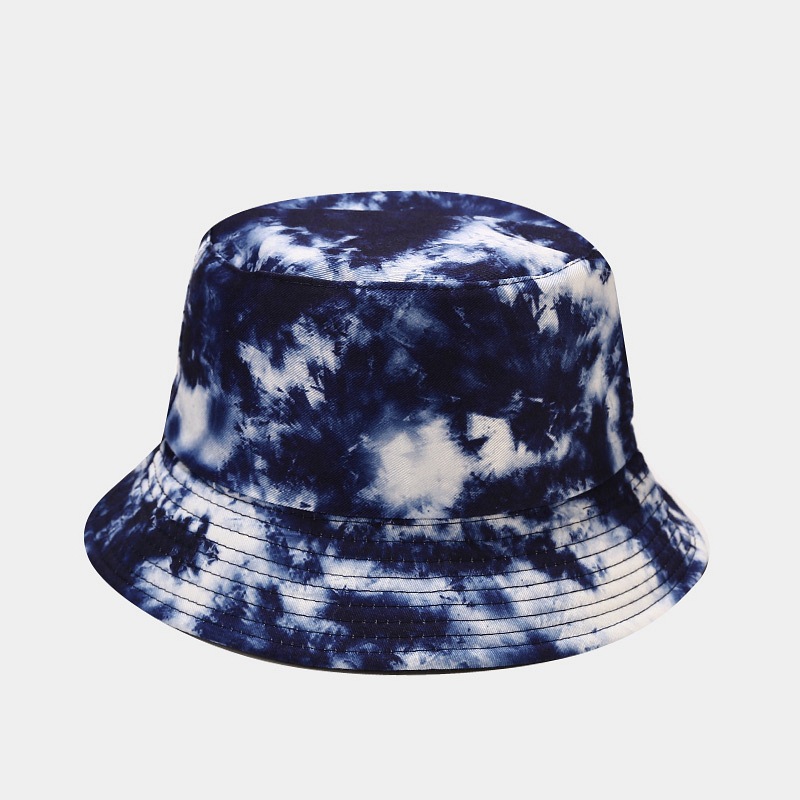 Nieuwe Mode Kleurrijke Omkeerbare Vissershoed Lente Zomer Tie Dye Emmer Cap Gedrukt Patroon Zonnehoed HCS244