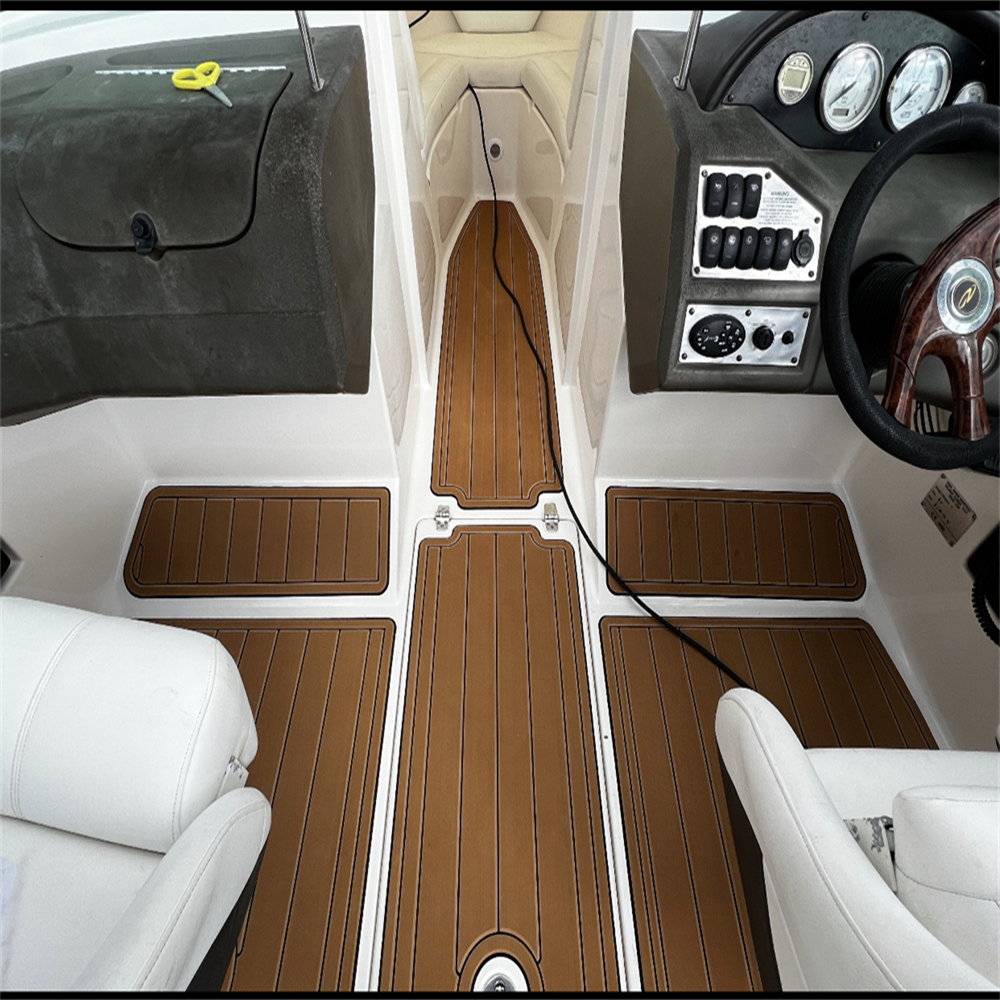 2006 Regal Commodore 2665 Plataforma de natação Cockpit Pad Boat Eva Foam Teak Piso Auto