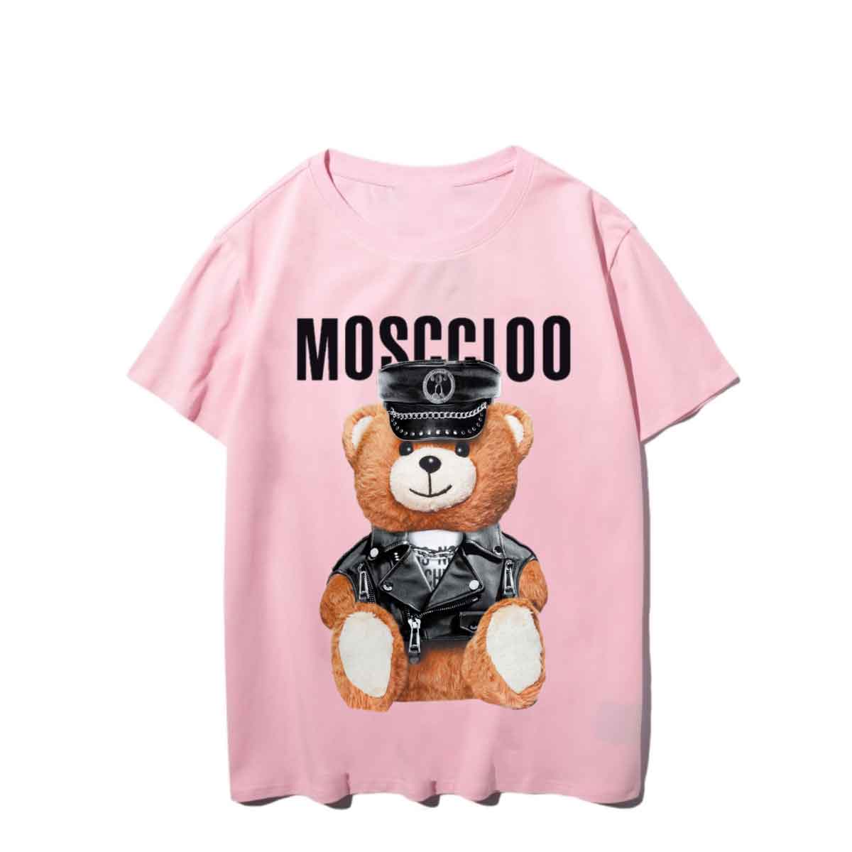 Mos Top Man Tshirt Casual Woman Shirt High Quality Top Summer Graphic Tee Men T-Shirt Designer Mens T Shirt Casual Bear Printing Short Sleeve Clothes 705