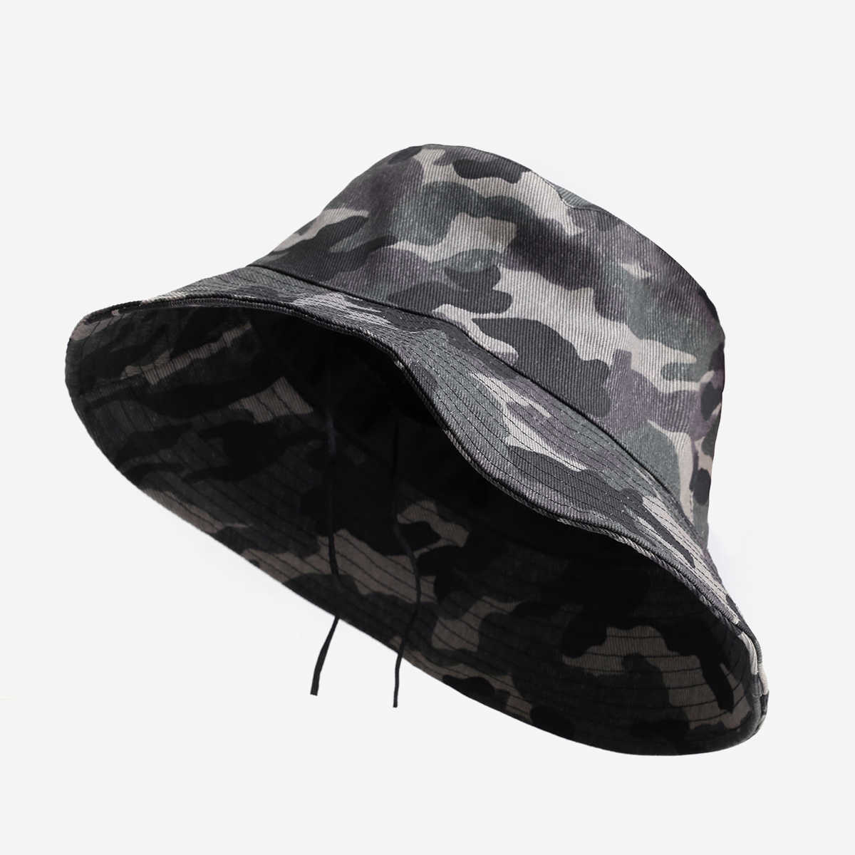 Chapeaux à larges bords Femmes Camouflage Imprimer Seau Chapeau Fille Lavé Coton Seau Chapeau Camo Pêcheur Chapeau Imprimé Pêcheur Chapeau Soleil Prévenir Chapeau Seau G230323