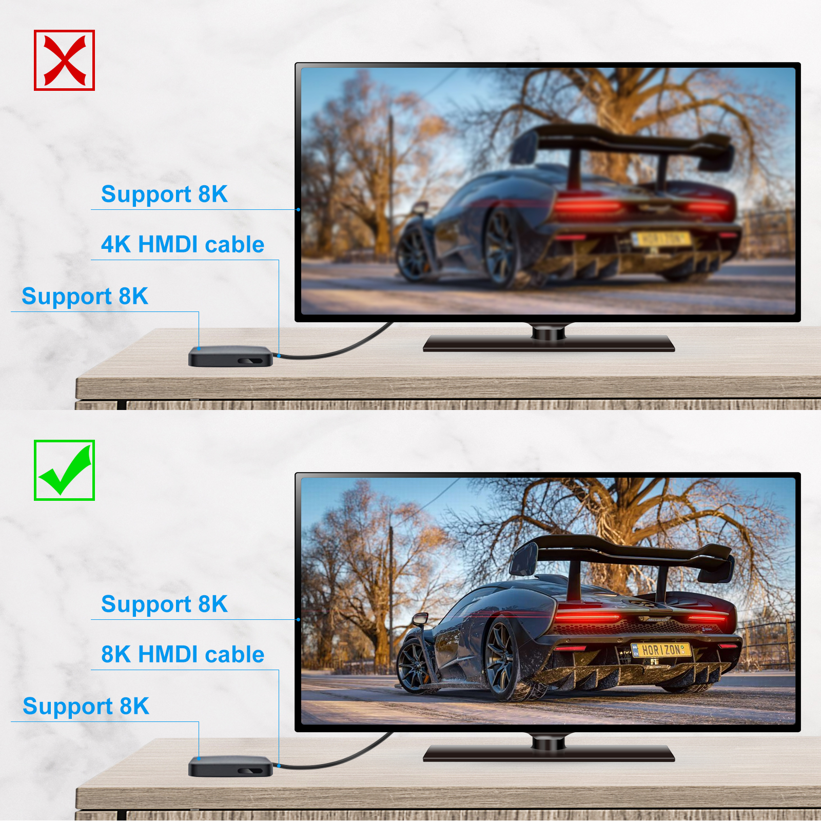 Optisk fiber HDMI 2.0 4K CABLE Ultra-HD UHD 4K/120Hz Hög hastighet 48 GB Dynamisk HDR HDMI-sladd HDR 4: 4: 4 Förlustfri förstärkare för HD TV-projektorövervakning