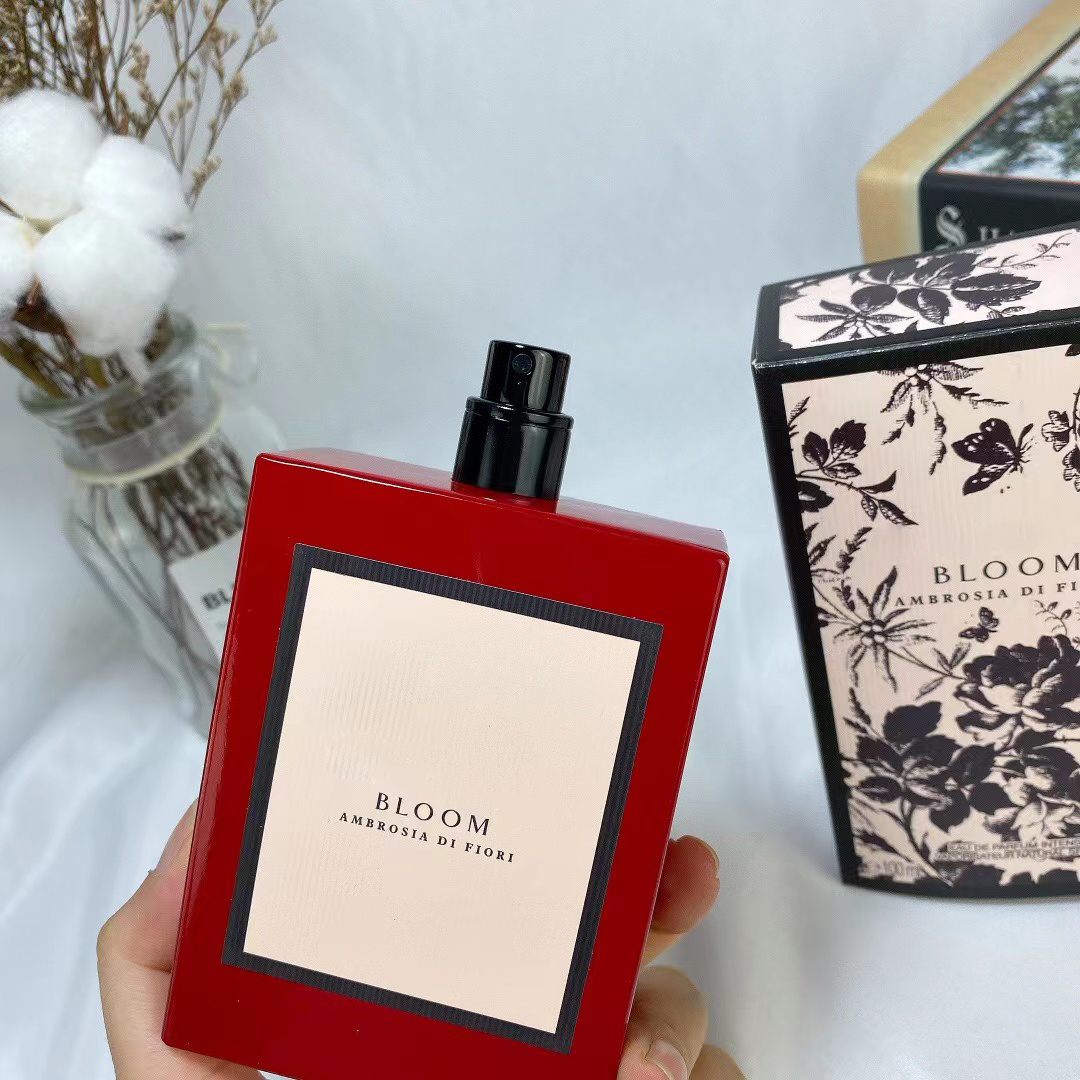 Top Quality Woman Flora Perfume Fragrance Bloom Ambrosia Di Fiori 100ml 3.3 FL.OZ EDP Eau De Parfum Long Lasting Strong Scents Lady Cologne Spray Parfum Wholesale