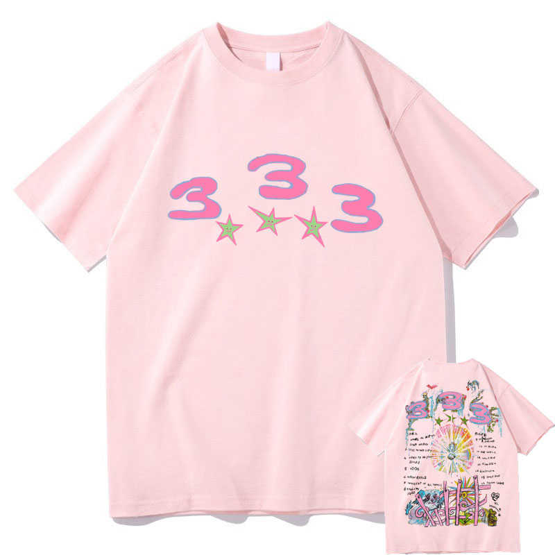 Męskie koszulki Bladee 333 Hip Hop Trend Skate Drenaż gang T Shirt Zabawne unisex hipster swobodne koszulki kobiety Kobiety mody artystyczne T-sense W0322