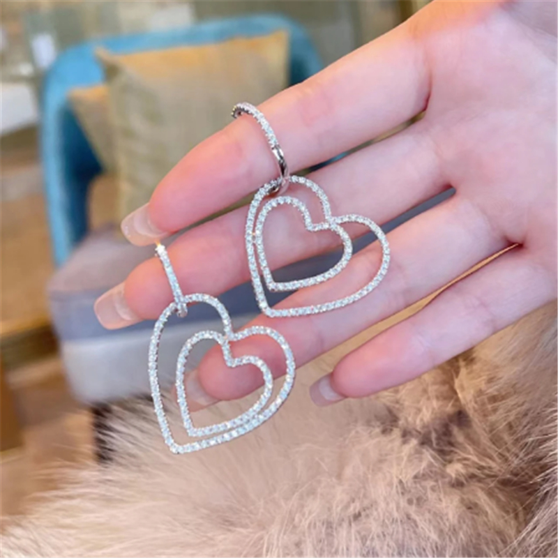 Double Heart Dangle Brincho