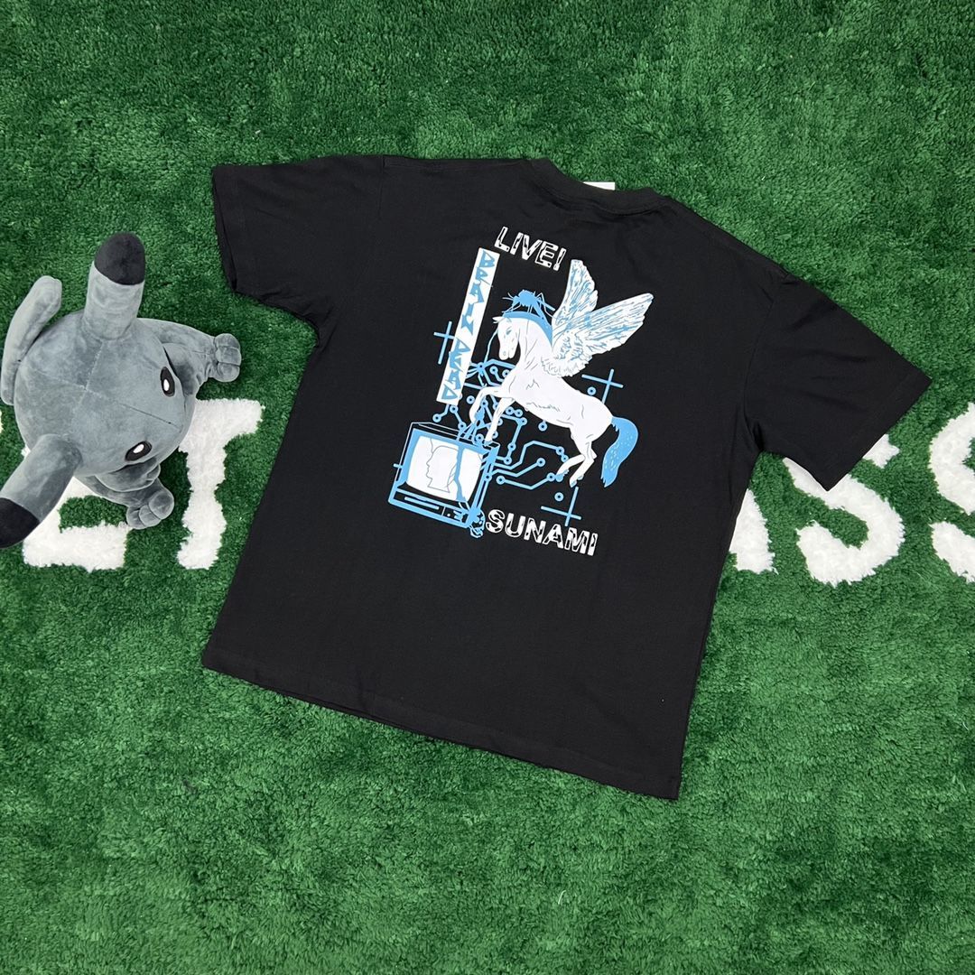 Män t-skjorta kvinnor tees sommar bomull kamouflage pegasus sport t-shirt med korta ärmar lös