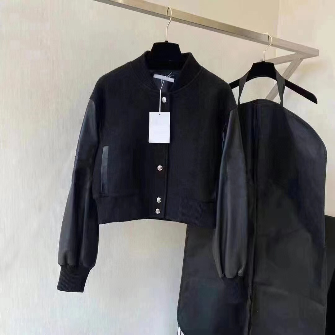 Dames Designer Jackets Denim Woman Coats Bal herfst Springstijl Slim voor dame echte leren jasontwerperjas C131