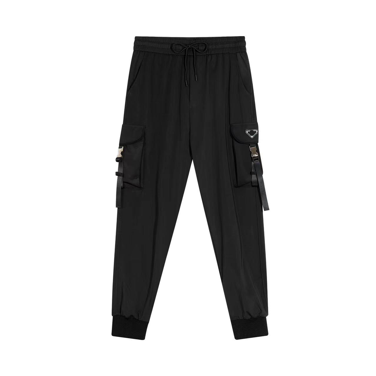 2023 Men's Designer Summer Fashion Casual Pants Cotton Plaid Tryckt Letter Drawstring Pants Loose Men's Casual Sports Pants M-3XL#188