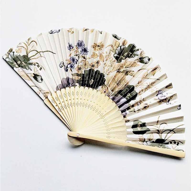 Chiński styl składany fan imprezy spersonalizowany bambusowy fan dłoni