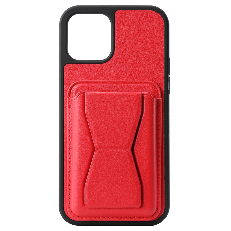 Custodia porta carte in pelle antiurto da lavoro Iphone 14 13 Pro Max 11 12 X XR XS MAX Accessori la copertura del sacchetto del telefono della carta delle donne degli uomini