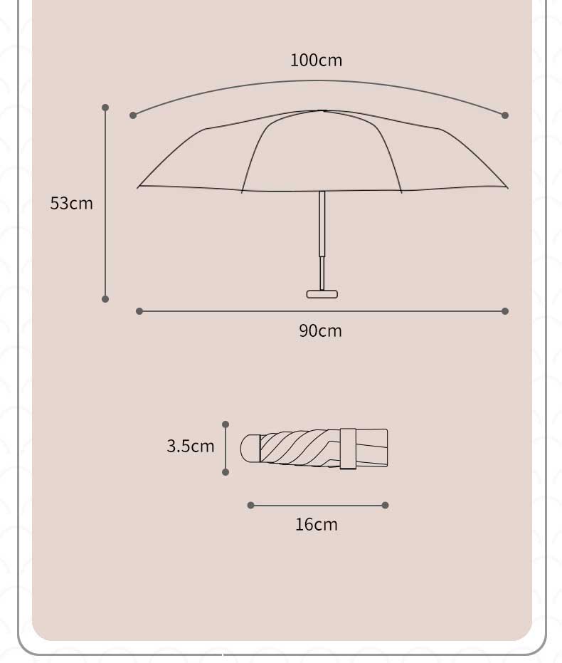 Mini parapluie de poche, capsule anti-uv, coupe-vent, pliant, pluie