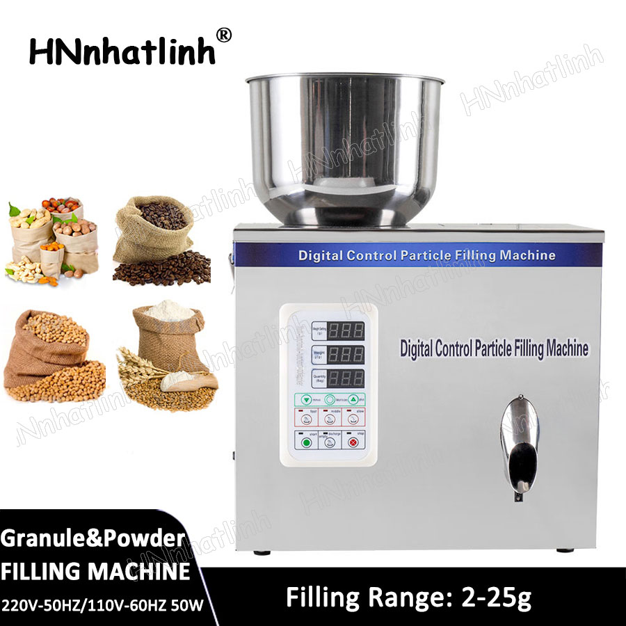 Toz Dolgu Makinesi Otomatik Akıllı Parçacık Tavuk Tahıl Meyve Tuzlu Çay Surma Kahve Paketleme Dolgusu 1-100g