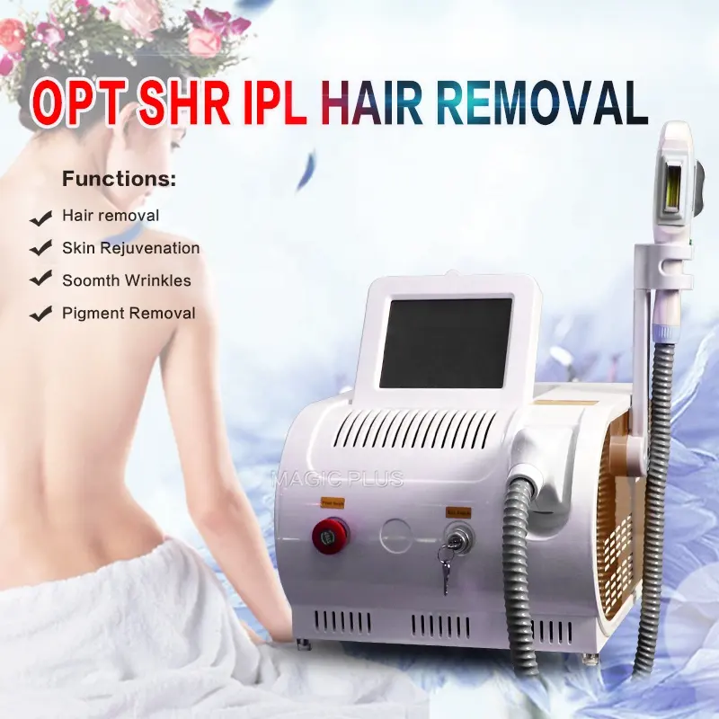 Articles de beauté Opt Épilation de cheveux IPL Machine Ice Titanium Laser Laser Équipement de beauté