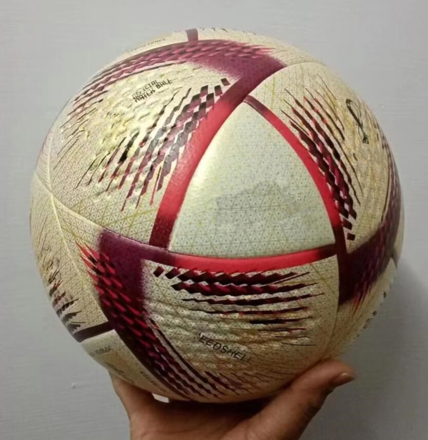New top World 2022 Cup soccer Ball Size 5 high-grade nice match football Ship the balls without air