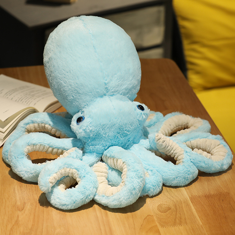 30cm Creative Lifelike Octopus Plush Toys Sea Animal Stuffed Dolls Pillow Back Cushion Children Kids Birthday Xmas Gifts LA576