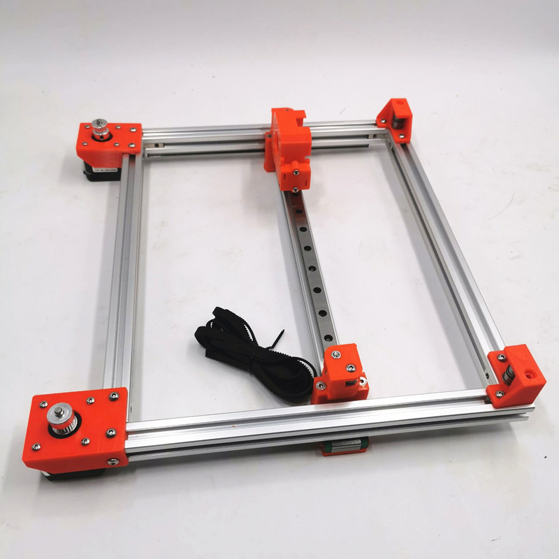 Forniture stampanti Funssor CoreXY Frame v.2.0 aggiornamento kit di parti in alluminio stampante laser 3D telaio estrusione fai-da-te 2020 MGN9C MGN12C lineare