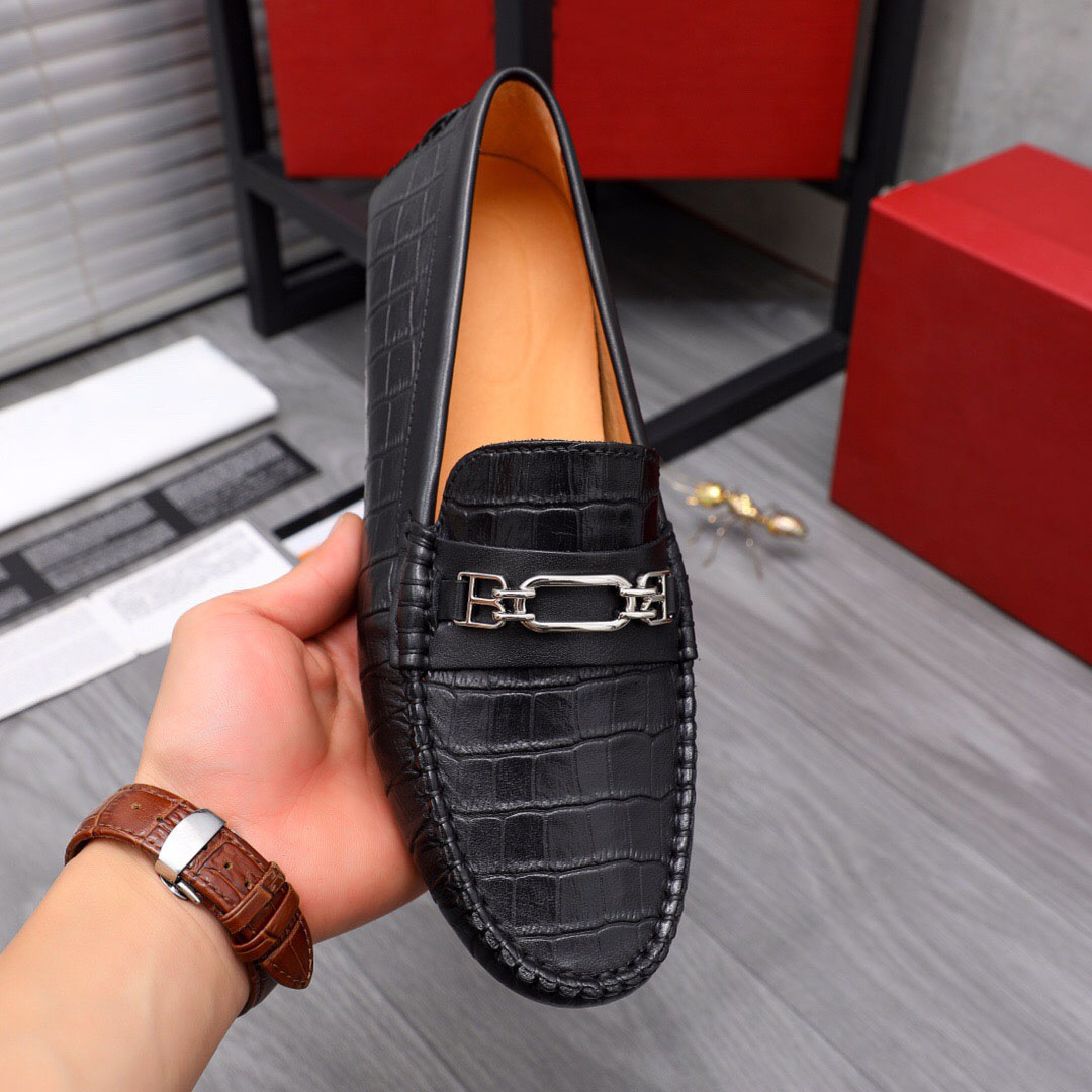 2023 neue männer Designer Kleid Schuhe Aus Echtem Leder Slip Auf Casual Loafers Männer Mode Marke Hochzeit Business Party Wohnungen größe 38-44