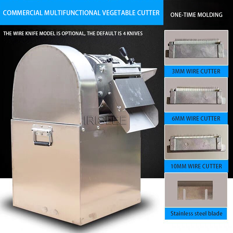 Restaurang Electric Vegetable Slicer Electric Apple Onion Fruit and Vegetable Chopper Slicer Cutter Machine