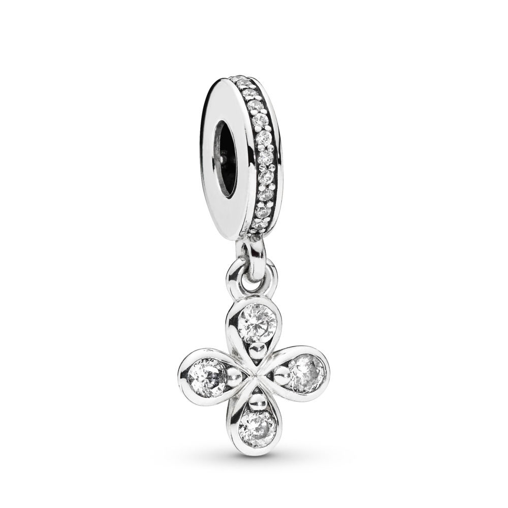 925 perles d'argent breloques pour bracelets à breloques pandora designer pour femme fleur chat guitare lune perle