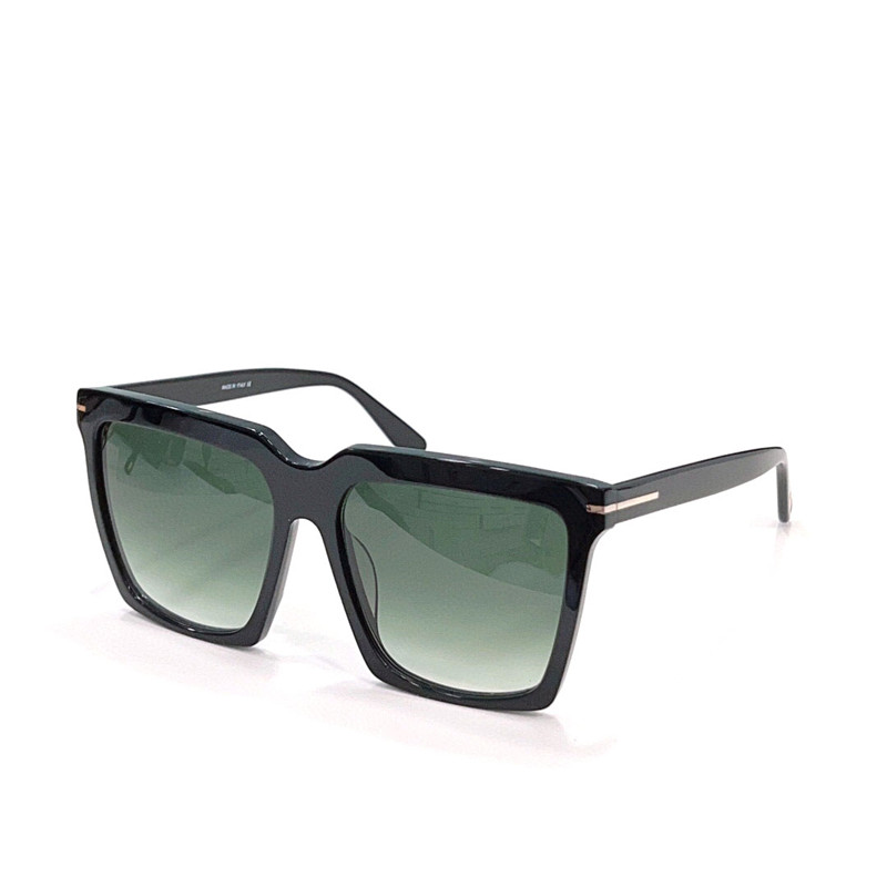Nouvelles lunettes de soleil de design de mode 0764 Cadre de plaque carrée Grande Square et polyvalente de qualité supérieure de qualité Summer Outdoor UV400 Protection Glasse 2407
