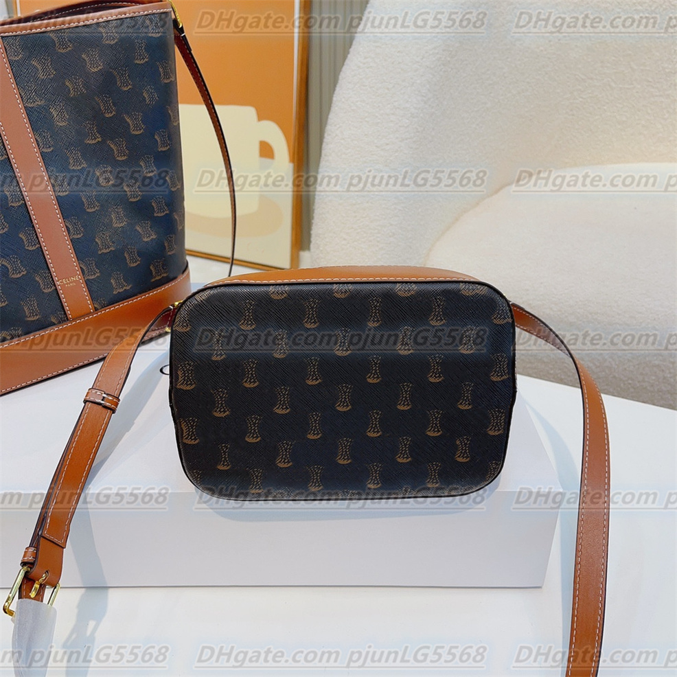 Borse firmate Borsa in vera pelle Donna Uomo Logo Borsa a secchiello Borse di lusso Designer Fashion Channel Modello semplice Moda Borse a tracolla borsa