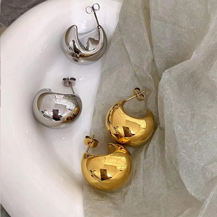 Popular Chunky Hoop Earring Jewelry for Women Gift