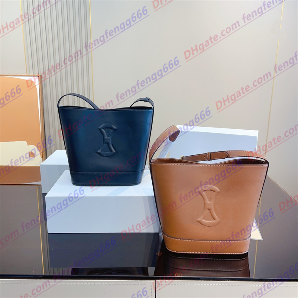 Designer tassen van topkwaliteit echte lederen tas dames heren bucket Bag luxe handtas ontwerper modekanaal gewoon patroon mode schoudertassen portemonnee portemonnee