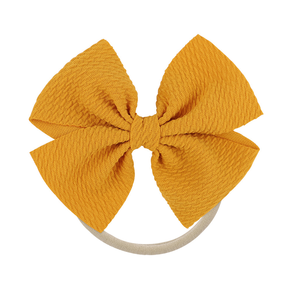 Bowknot Hair Band Filles Bandeaux Doux Traceless Ruban Mode Cheveux Arcs Fête Chapeaux Enfants Tête Accessoires De Cheveux Attaches De Cheveux 40 Couleurs