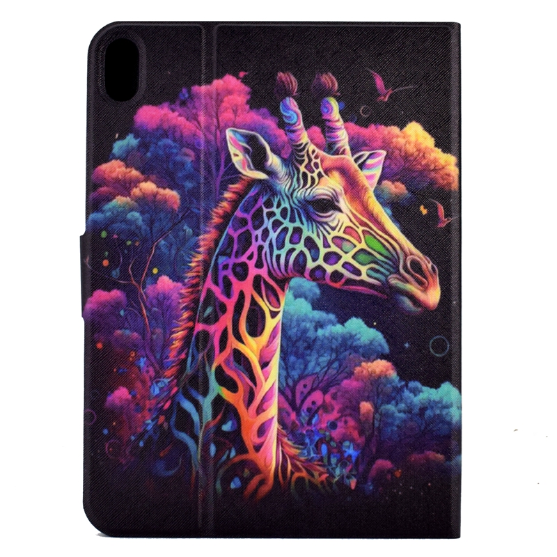 Kafatası Tiger Çiçek Deri Deri Cüzdan İPad Mini 6 1 2 3 4 5 7.9 8.3 inç Moda Kelebek Zürafa Dokuma Yaprakları Çiçek Kredi Kimliği Kartı Yuvası Tutucu Stand Pouch