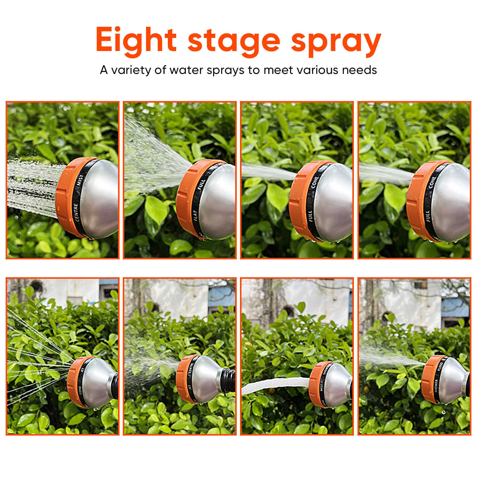 Sprayers High Pressure Spray Garden Water Gun 180° Rotating Head Long Hose Nozzle Sprayer Washing Sprinkler Car Cleaning Wash Tool P230310